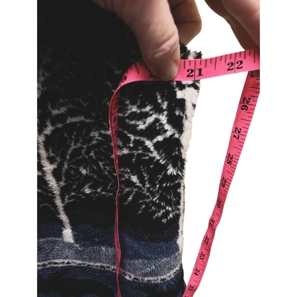 Vintage Black Diamond Woodsy Moose Print Fleese Vest Size L - Picture 4 of 5